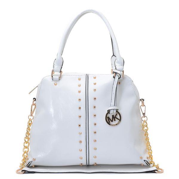 michael kors uptown astor stor satchel vanilla skinn Butikker Poser demti